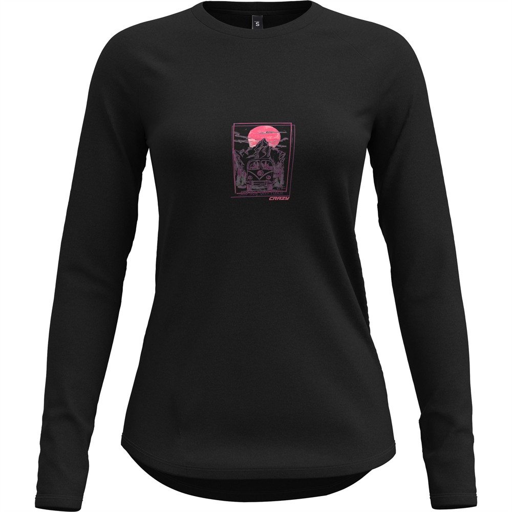 LONG SLEEVED LOGO WOMAN